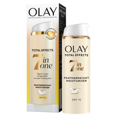 Olay Total Effects Featherweight 7 in 1 SPF 15 Day Moisturiser –  50ml