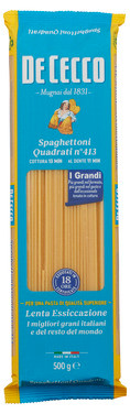 Spaghetti Firkantet 500g De Cecco
