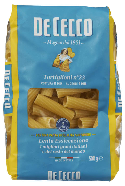 Tortiglioni 500g De Cecco
