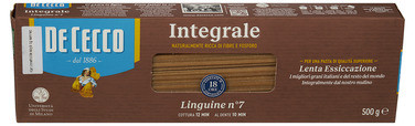 Linguine Fullkorn 500g De Cecco