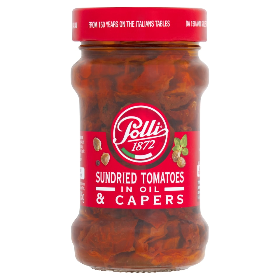 Polli Sundried Tomatoes In Oil & Capers 190g