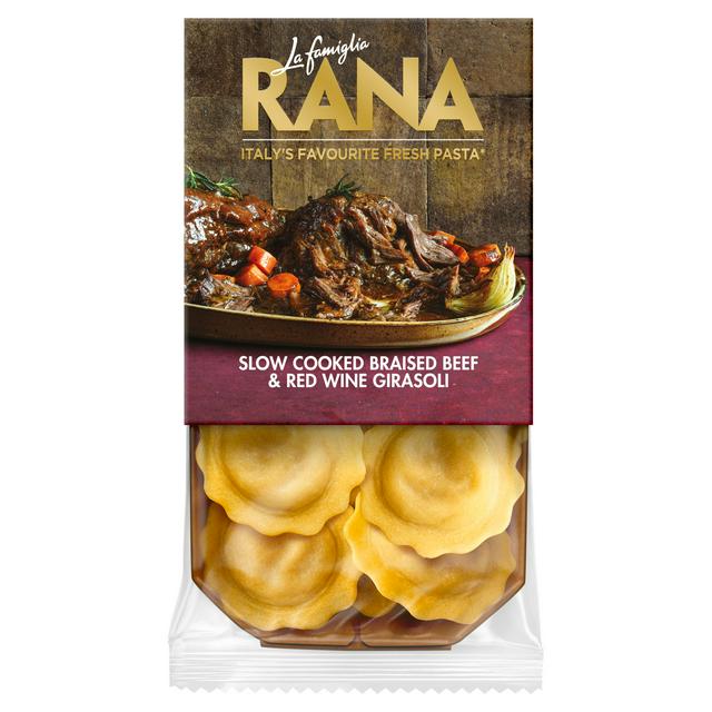La Famiglia Rana Slow Cooked Braised Beef & Red Wine Fresh Girasoli 250g