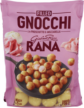 Rana Potetgnocchi Fylt med Skinke og Mozzarella Ost