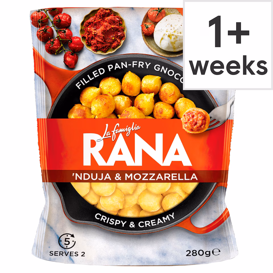 La Famiglia Rana 'Nduja & Mozzarella Filled Pan Fry Gnocchi 280g