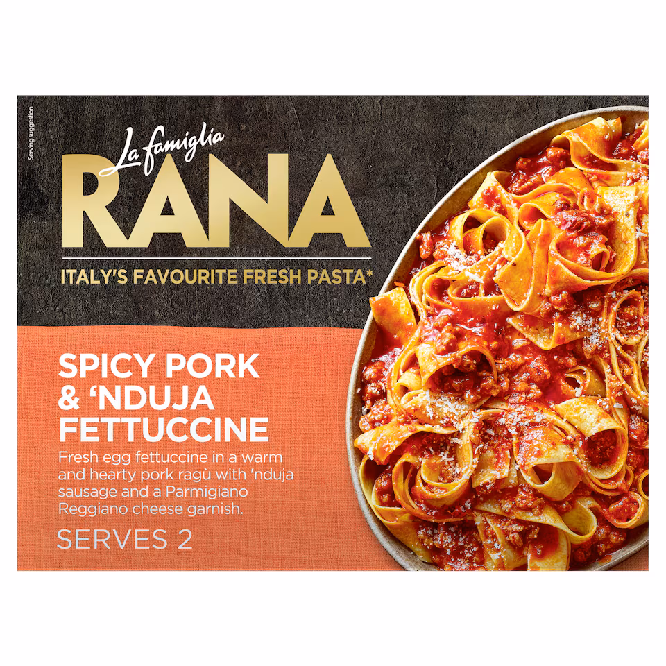 La Famiglia Rana Spicy Pork & 'Nduja Fettuccine 814g