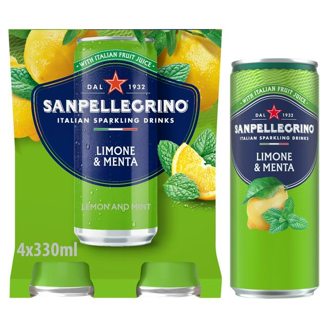 San Pellegrino Lemon & Mint 4 x 330ml