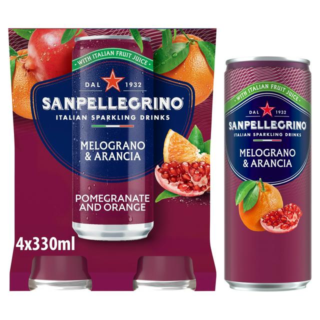 San Pellegrino Pomegranate & Orange 4 x 330ml