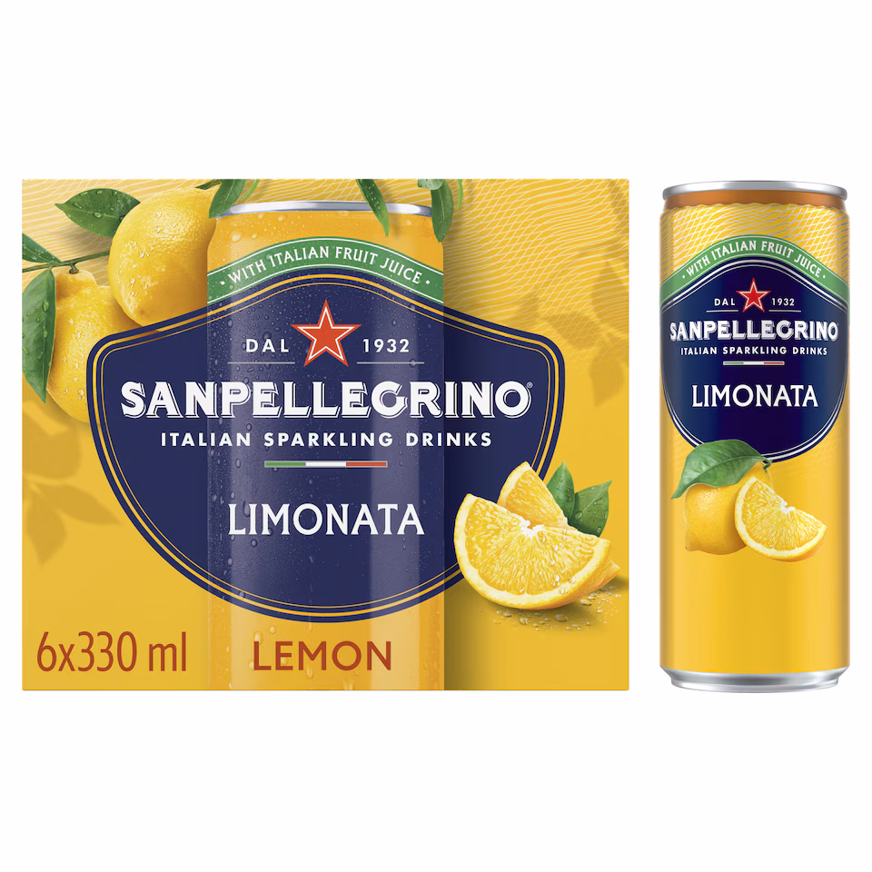 San Pellegrino Lemon Soft Drink Multipack 6x330ml
