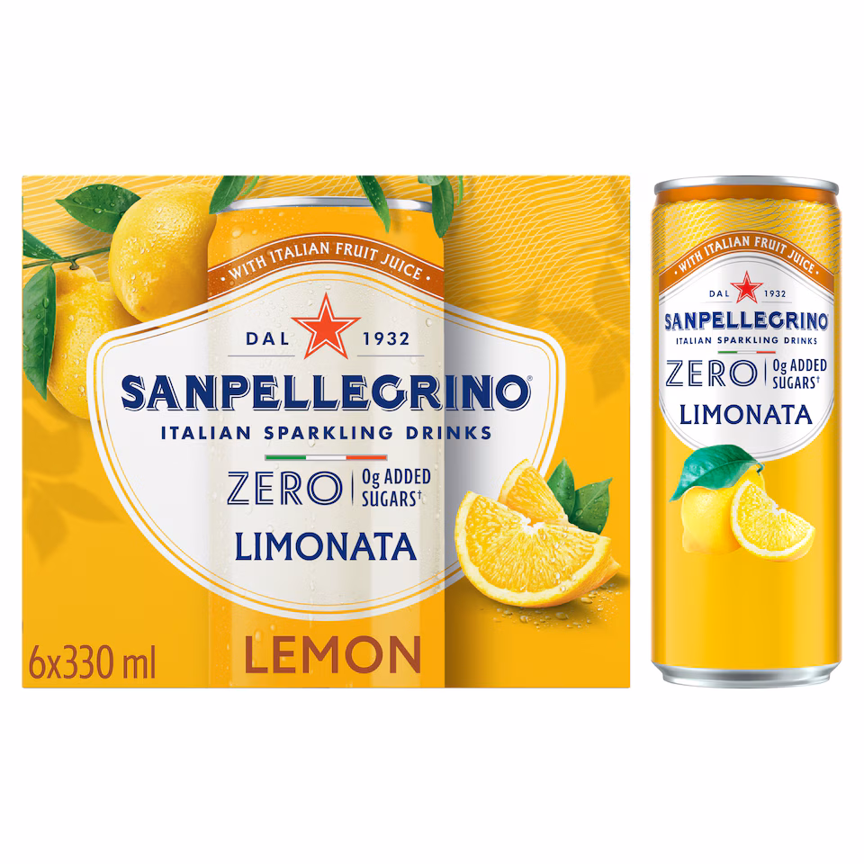 San Pellegrino Zero Lemon 6X330Ml