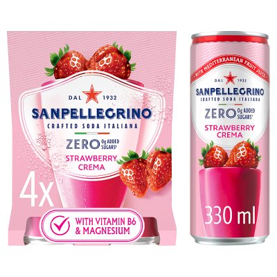 San Pellegrino Zero Strawberry Crema