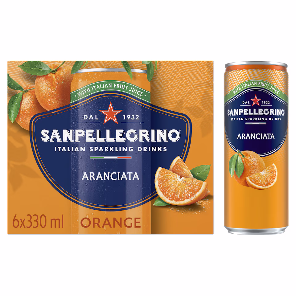 San Pellegrino Orange Soft Drink Multipack 6x330ml