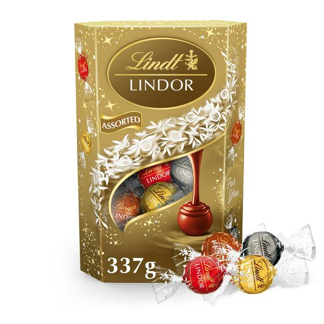 Lindt Lindor Assorted Chocolate Truffles Box 337g