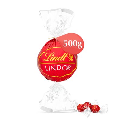 Lindt Lindor Milk Chocolate Truffles in a Ball