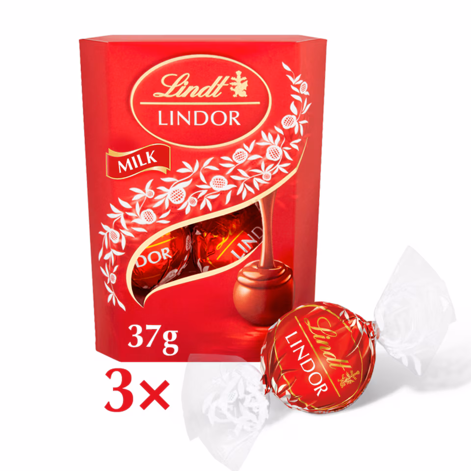 Lindt Lindor Milk Truffles 37G