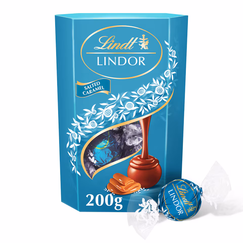 Lindt Lindor Chocolate Truffles - Salted Caramel 200g