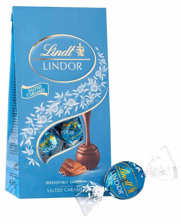 Lindor Salt Karamell Melkesjokolade 137 g