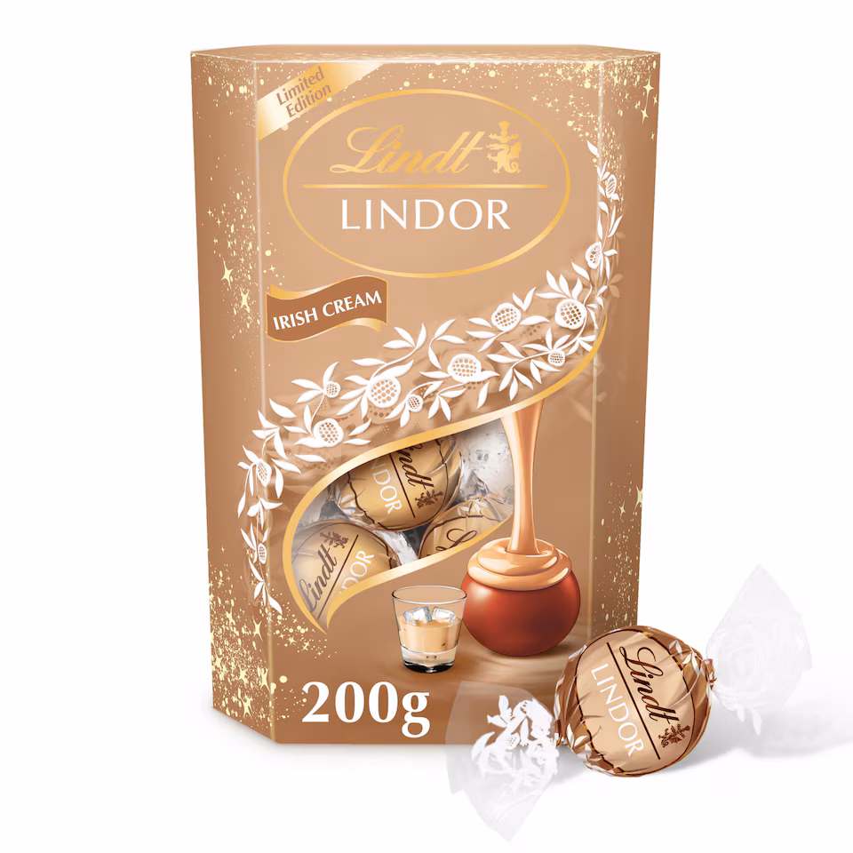 Lindt Lindor Irish Cream Milk Chocolate Truffles 200G