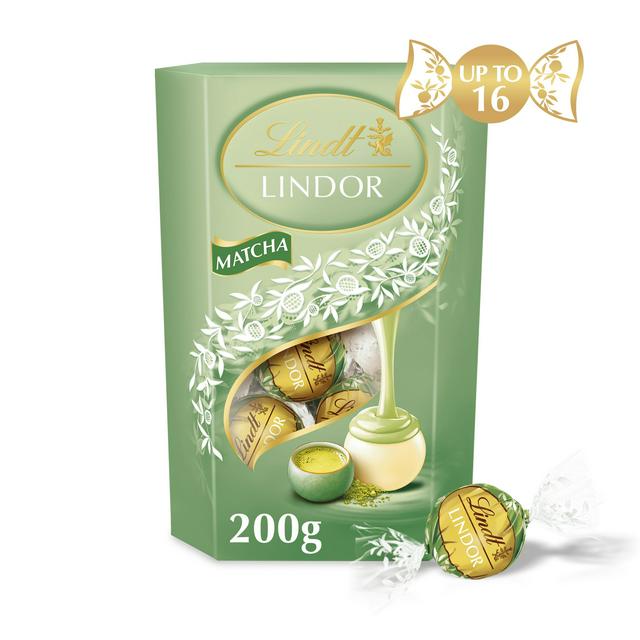 Lindt Lindor 200g Matcha White Chocolate Truffles Box