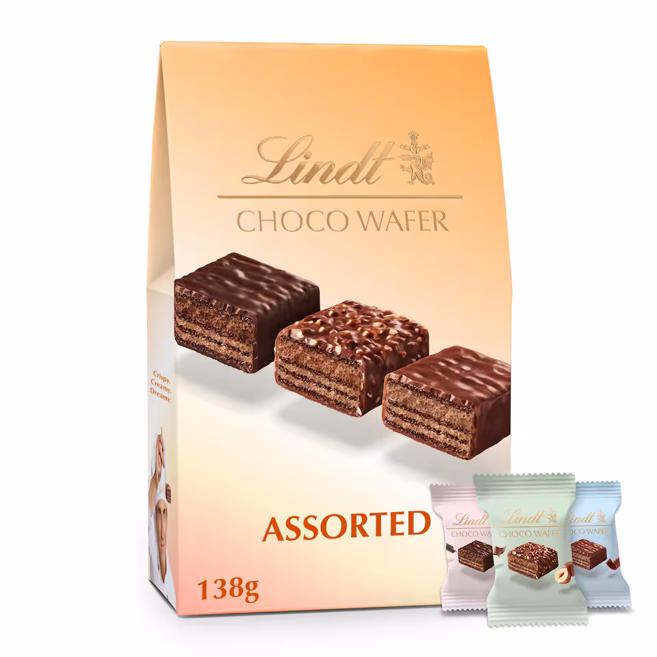 Lindt Choco Wafer Assorted Chocolate 138g