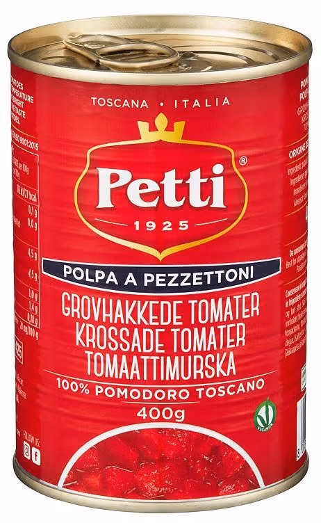 Grovhakkede tomater 400 g