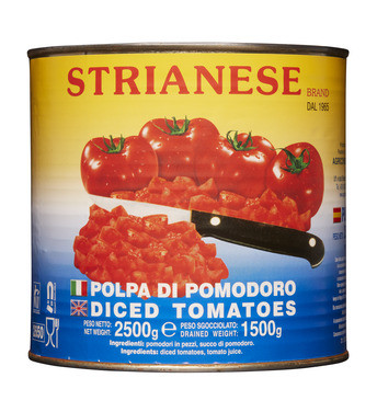 Tomater Finhakkede 2.5kg Strianese