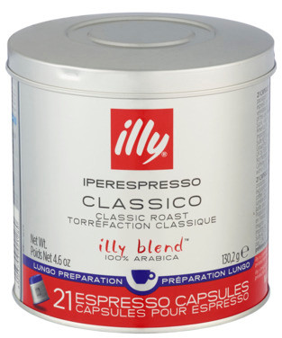 Illy Mie Kapsler Lungo 21stk