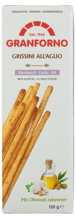 Grissini Hvitløk 125g Granforno