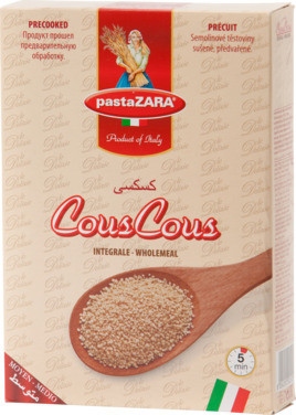 Cous Cous Fullkorn Intergrale 500g Pasta Zara