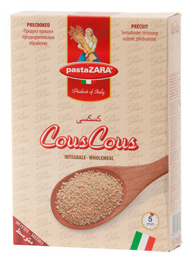 Cous Cous Fullkorn Intergrale 500g Pasta Zara