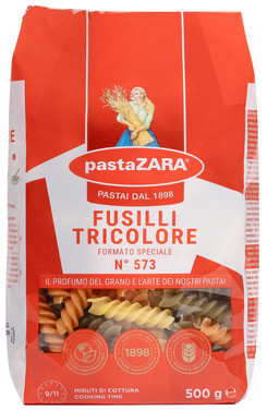 Spirali Tricolor 500g Pasta Zara