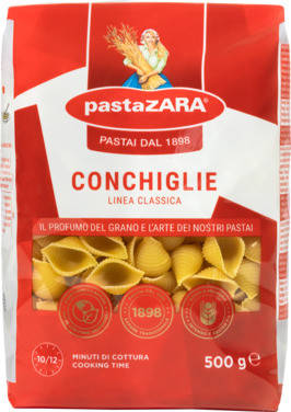 Conchiglie 500gr Pasta Zara