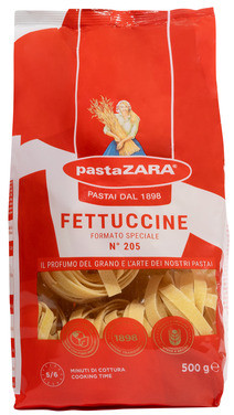 Fettuccine 8x500g Pasta Zara