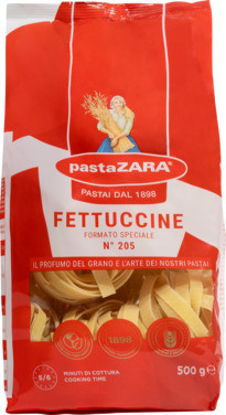 Fettuccine 8x500g Pasta Zara
