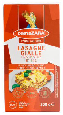 Lasagneplater Gialle 500g Pasta Zara