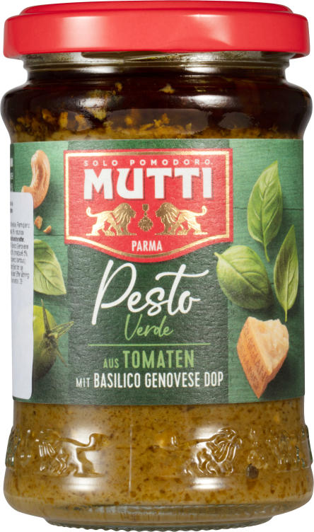 Pestosaus m/Grønne Tomater 180g Mutti