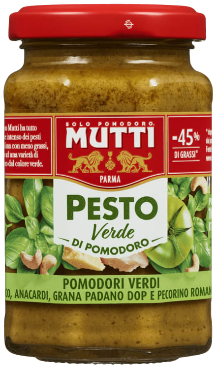 Pestosaus m/Grønne Tomater 180g Mutti
