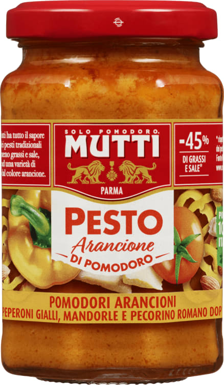 Pestosaus m/Gule Tomater 180g Mutti