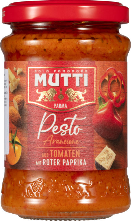 Pestosaus m/Gule Tom 180g Mutti