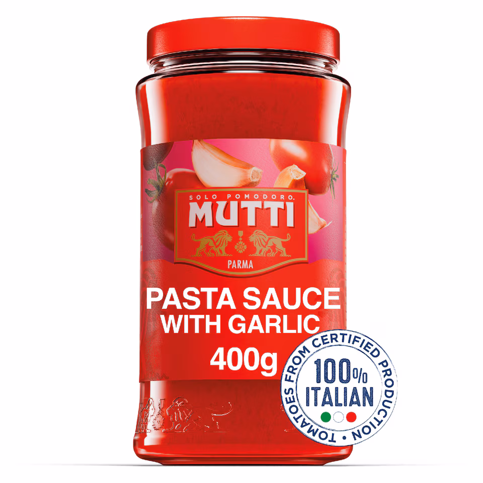 Mutti Tomato Pasta Sauce with Garlic 400g