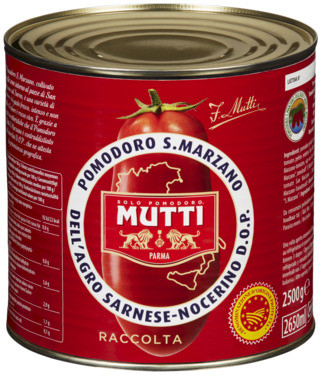 Tomater San Marzano Dop 2.5kg Mutti