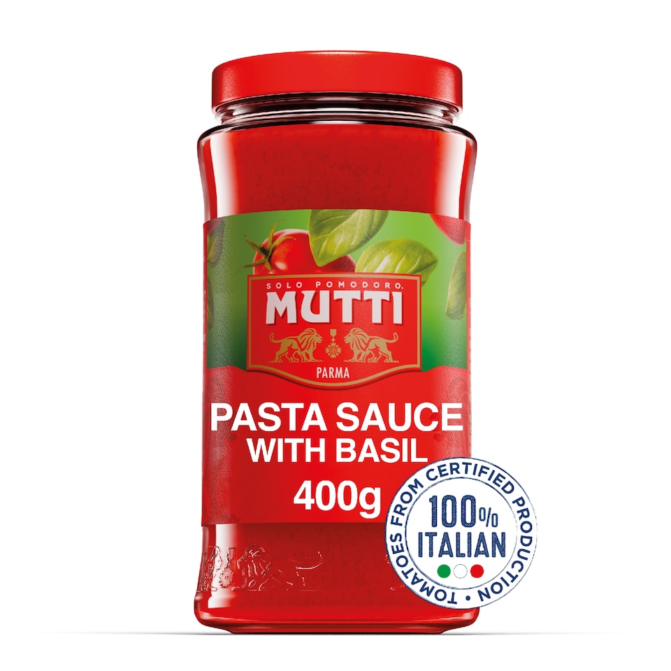 Mutti Tomato Pasta Sauce with Basil 400g