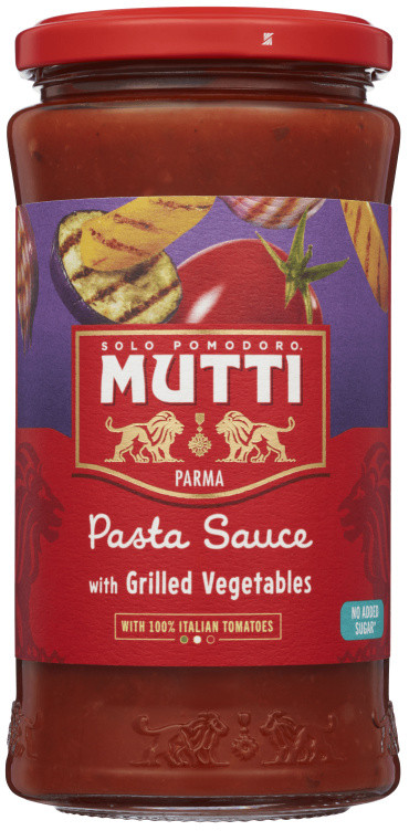 Pastasaus m/Grillede Gr.Saker 400g Mutti