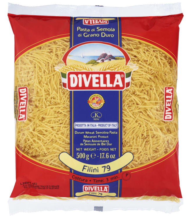 Englehårspasta Filini 79 500g Divella