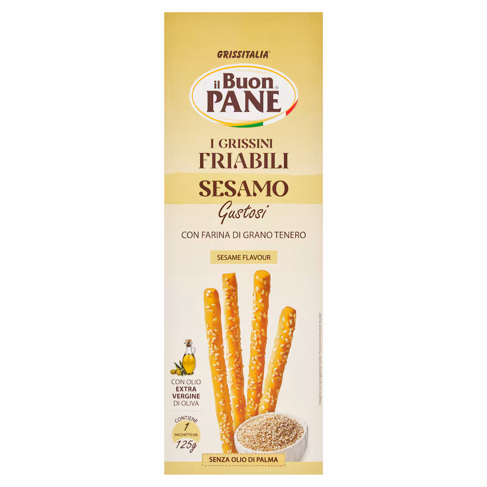 il Buon PANE Sesame Breadsticks 125g