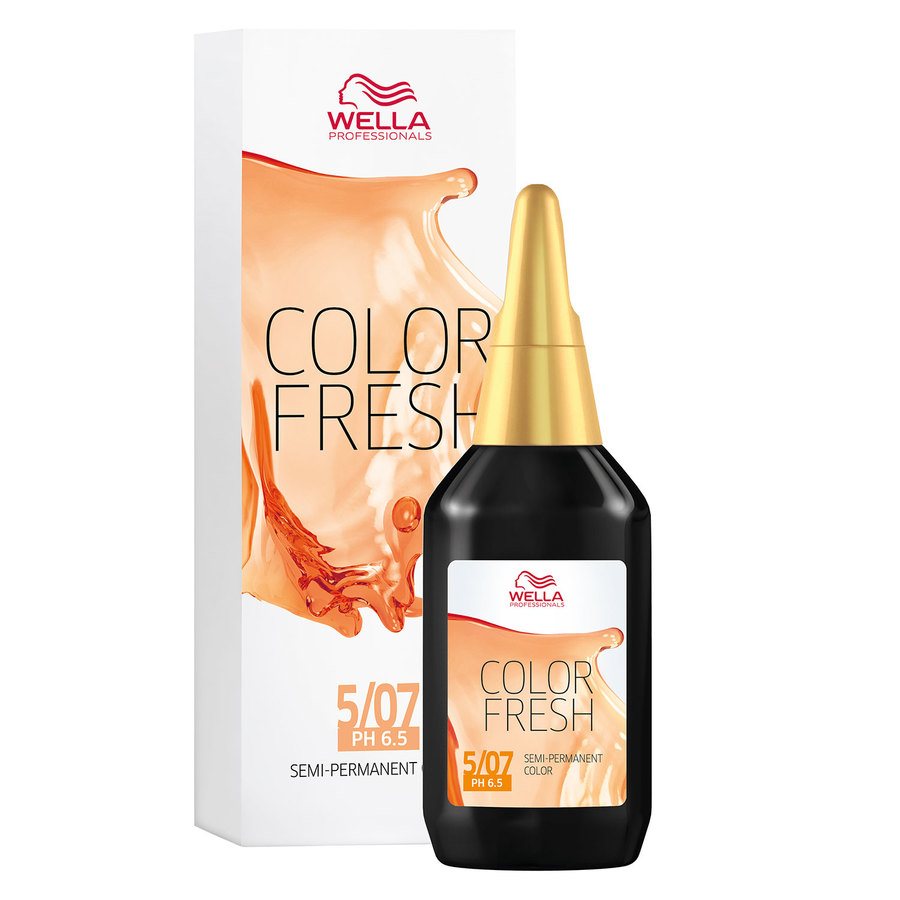Wella Professionals Color Fresh 5/07 Light Brown Natural Brown 75ml