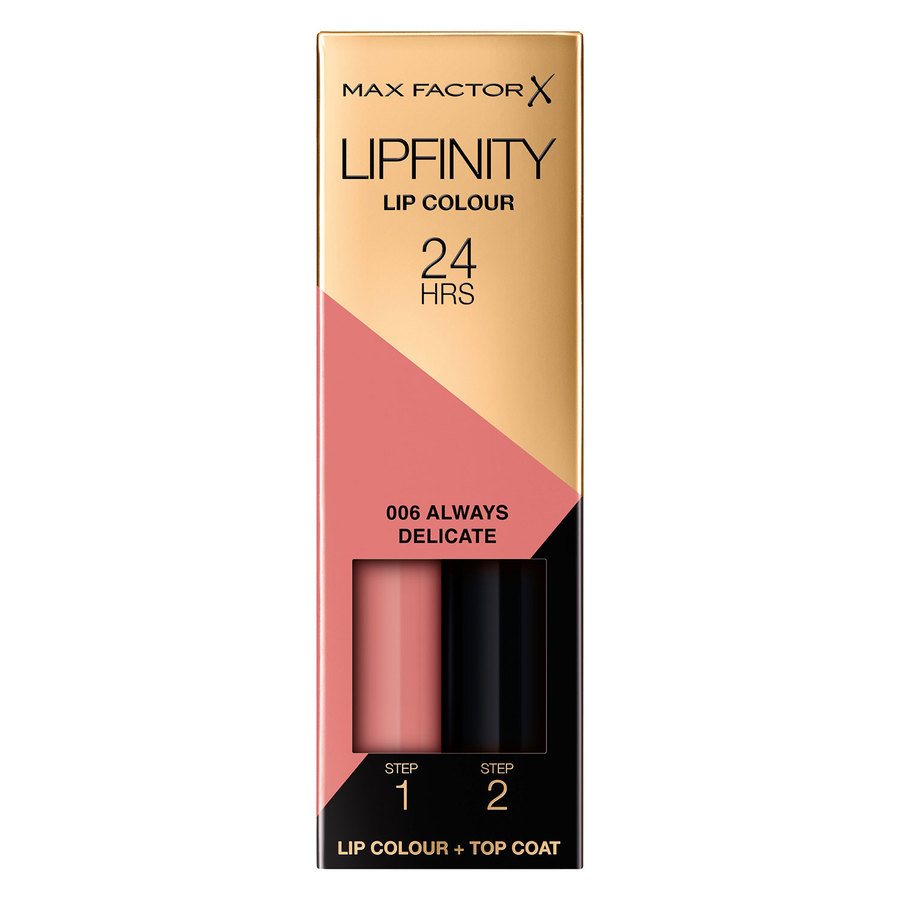 Max Factor Lipfinity Lip Color #006 Always delicate 2,3ml +1,9g