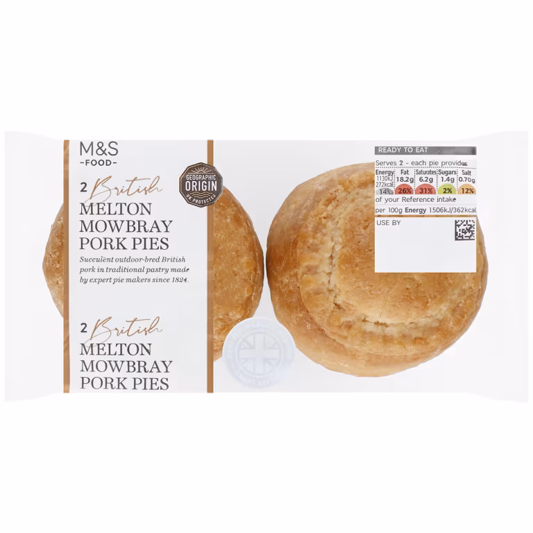 M&S British Melton Mowbray Pork Pies