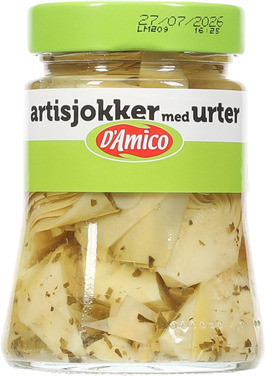 Artisjokk Marinert 280g Damico