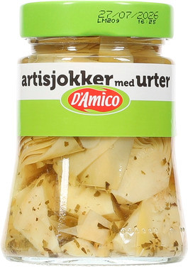 Artisjokk Marinert 280g Damico