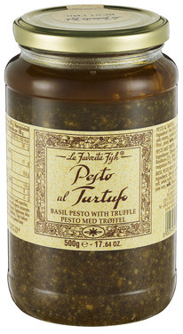 Pesto Alla Genovese m Trøffel 500g La Favorita
